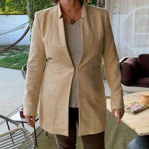 tailored long blazer